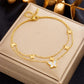 Seraphina Double Layer Charm Anklet