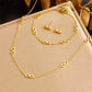 Stainless Steel Butterfly Heart Jewelry Set