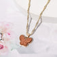 Minimalist Gold Butterfly Pendant Necklace