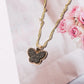 Minimalist Gold Butterfly Pendant Necklace