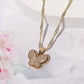 Minimalist Gold Butterfly Pendant Necklace