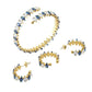 Marquise Zircon Bracelet, Ring & Hoop Earrings Set