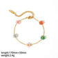 18K Gold Plated Flower Bracelet